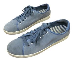 VIONIC Blue Brinley SUEDE Lace Up Shoes 8 Athletic Casual Walking Arch Support